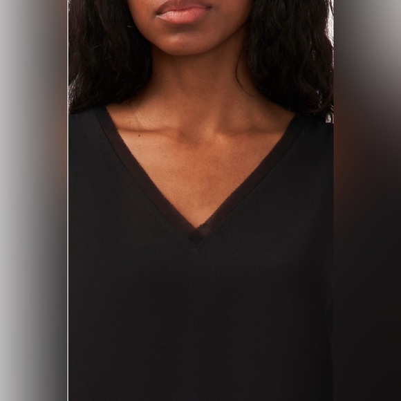 HALOGEN Black Raw Edge Tank Size Small - Picture 3 of 7